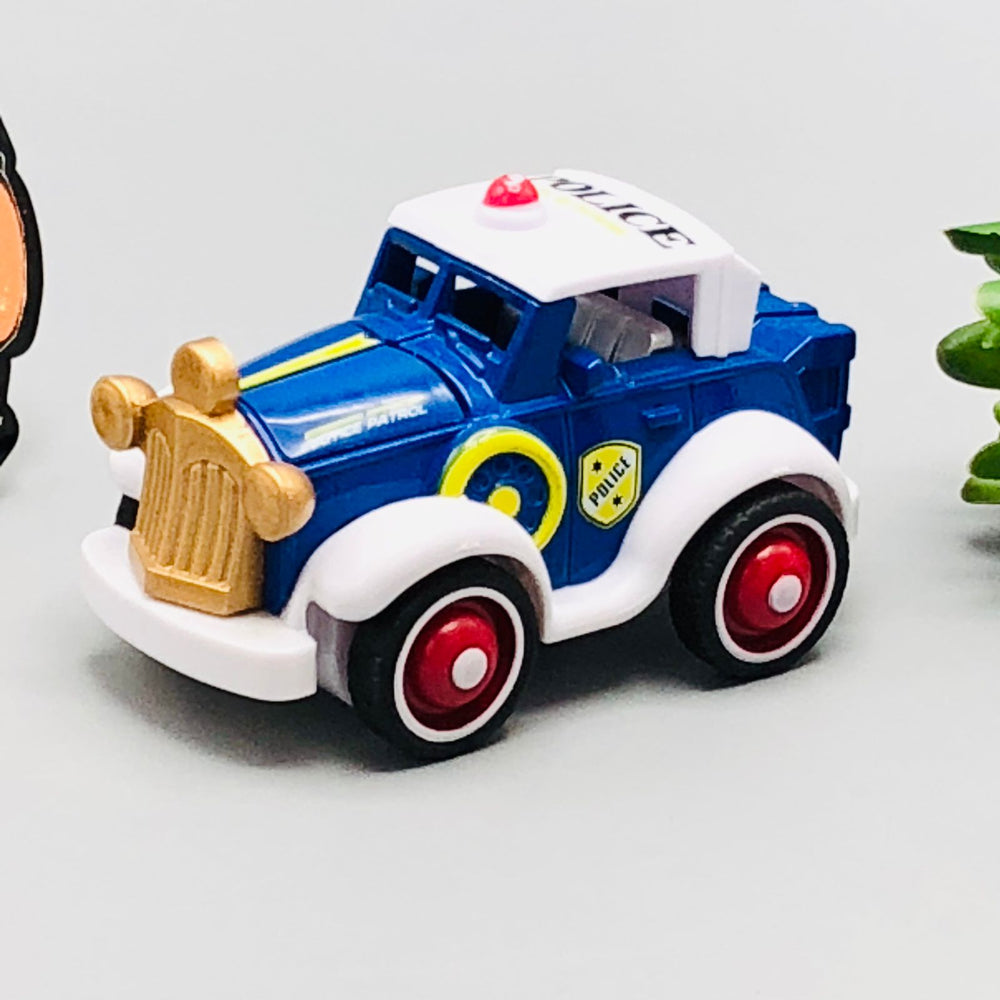 Diecast Inertial Power Disney Police Car