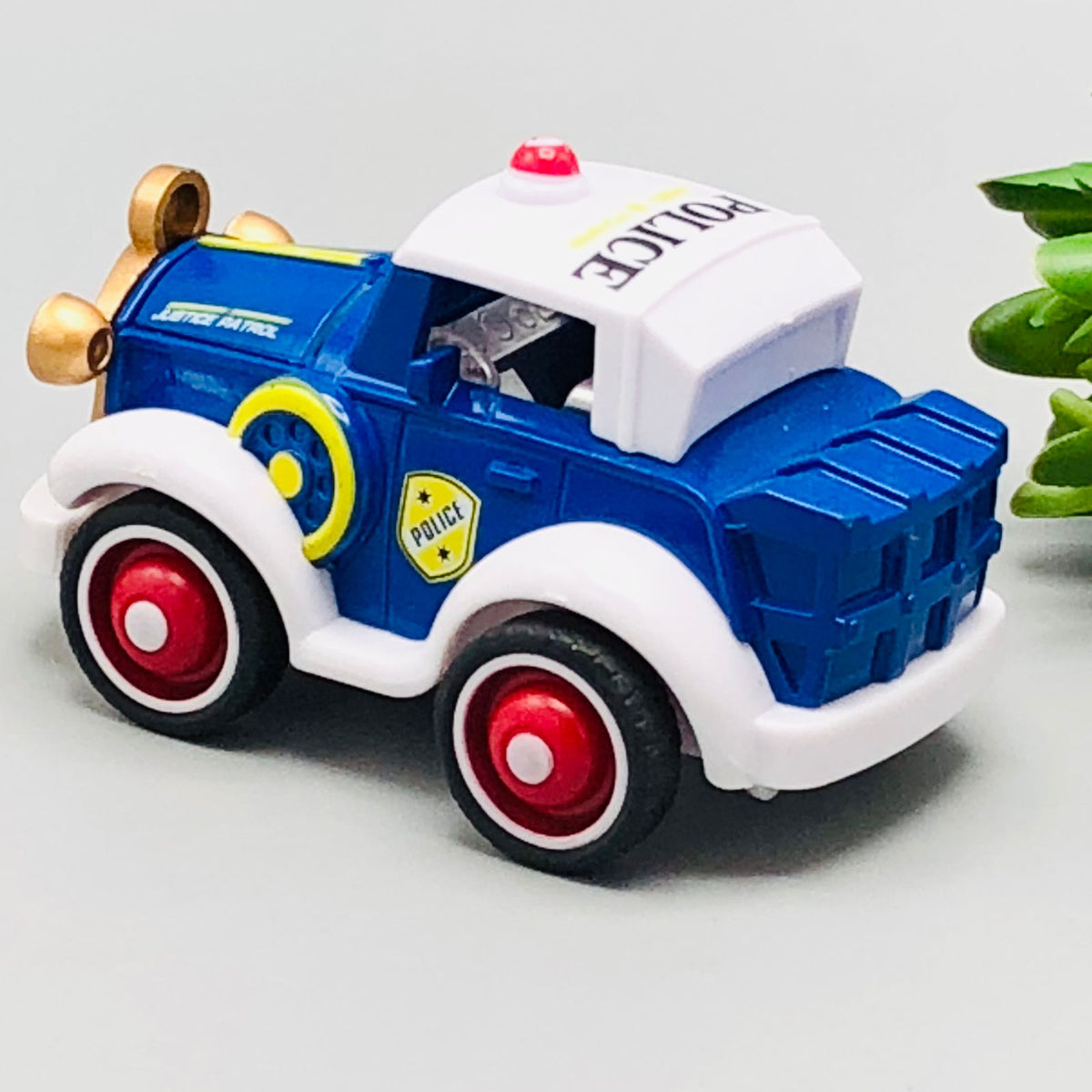 Diecast Inertial Power Disney Police Car