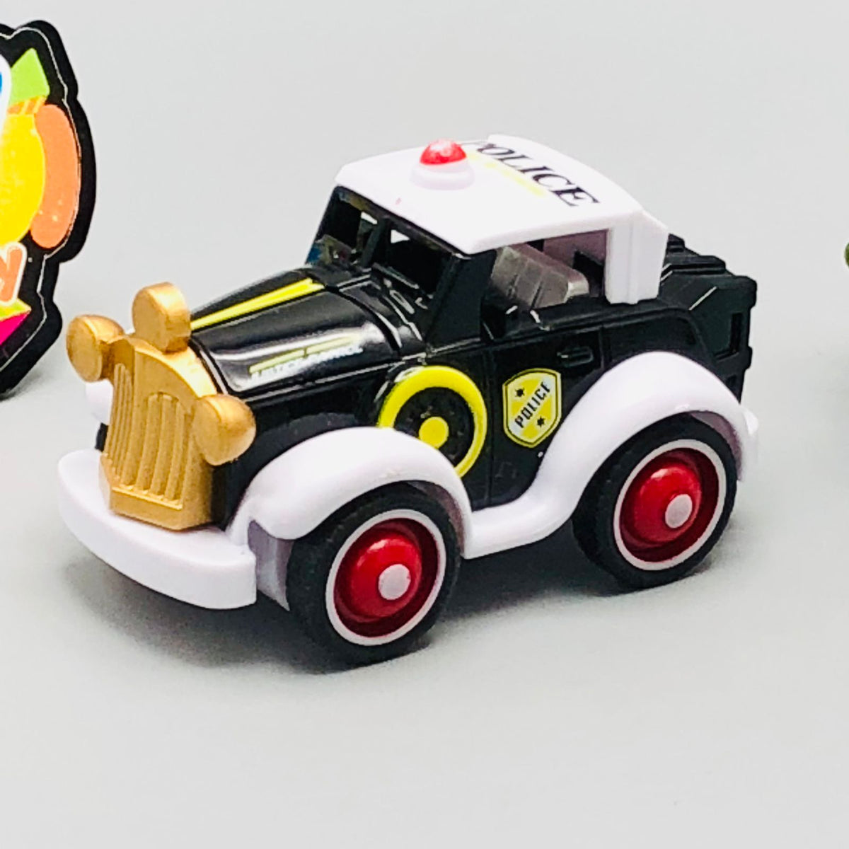 Diecast Inertial Power Disney Police Car