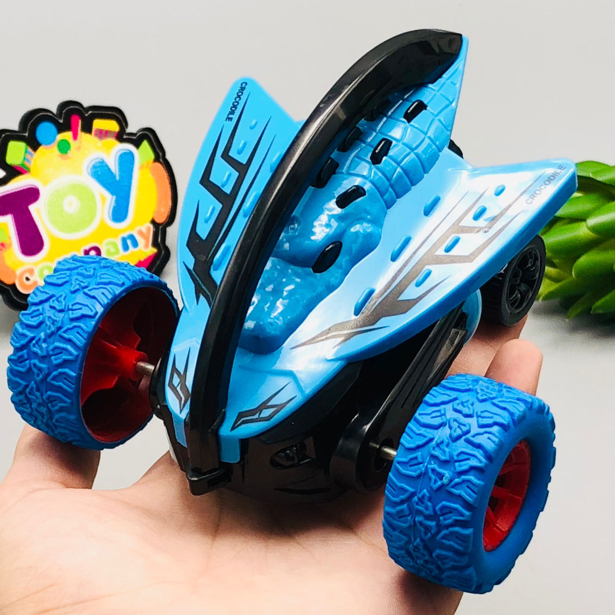 ABS Friction Crocodile Stunt Car