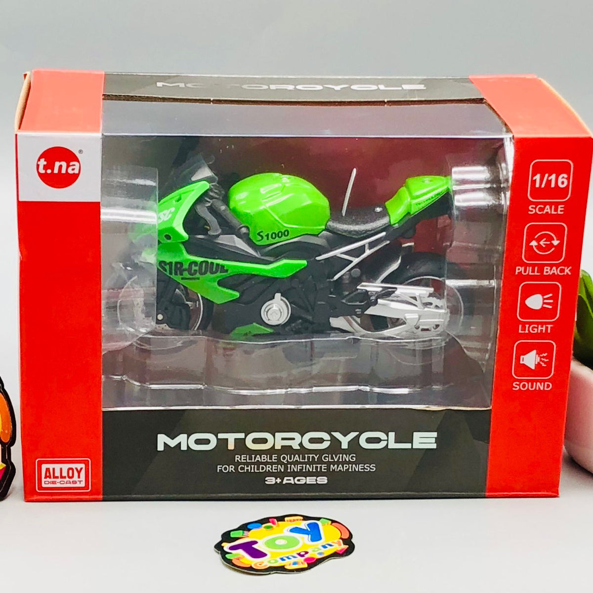 1:16 Diecast BMW S1000 Model Bike