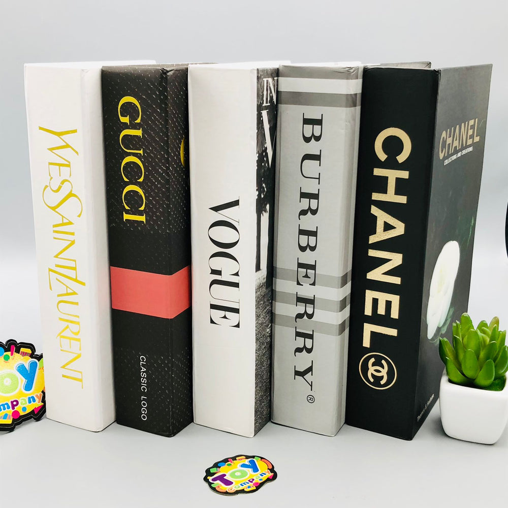 Designer-Inspired Storage Books-Assortment
