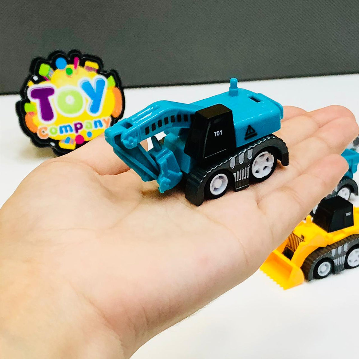 7in1 Diecast Engineering Transport Vehicles