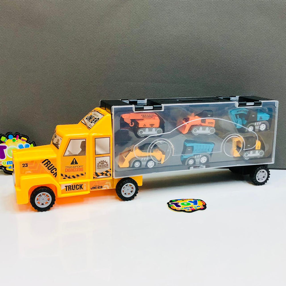 7in1 Diecast Engineering Transport Vehicles