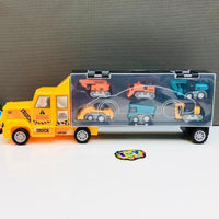 7in1 Diecast Engineering Transport Vehicles