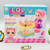 Electric Transparent Ice-Cream Van With Doll