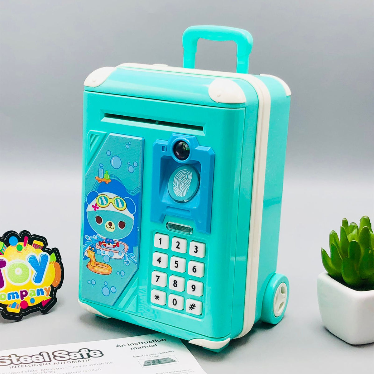 Steel Safe Finger & Face Lock Money Box