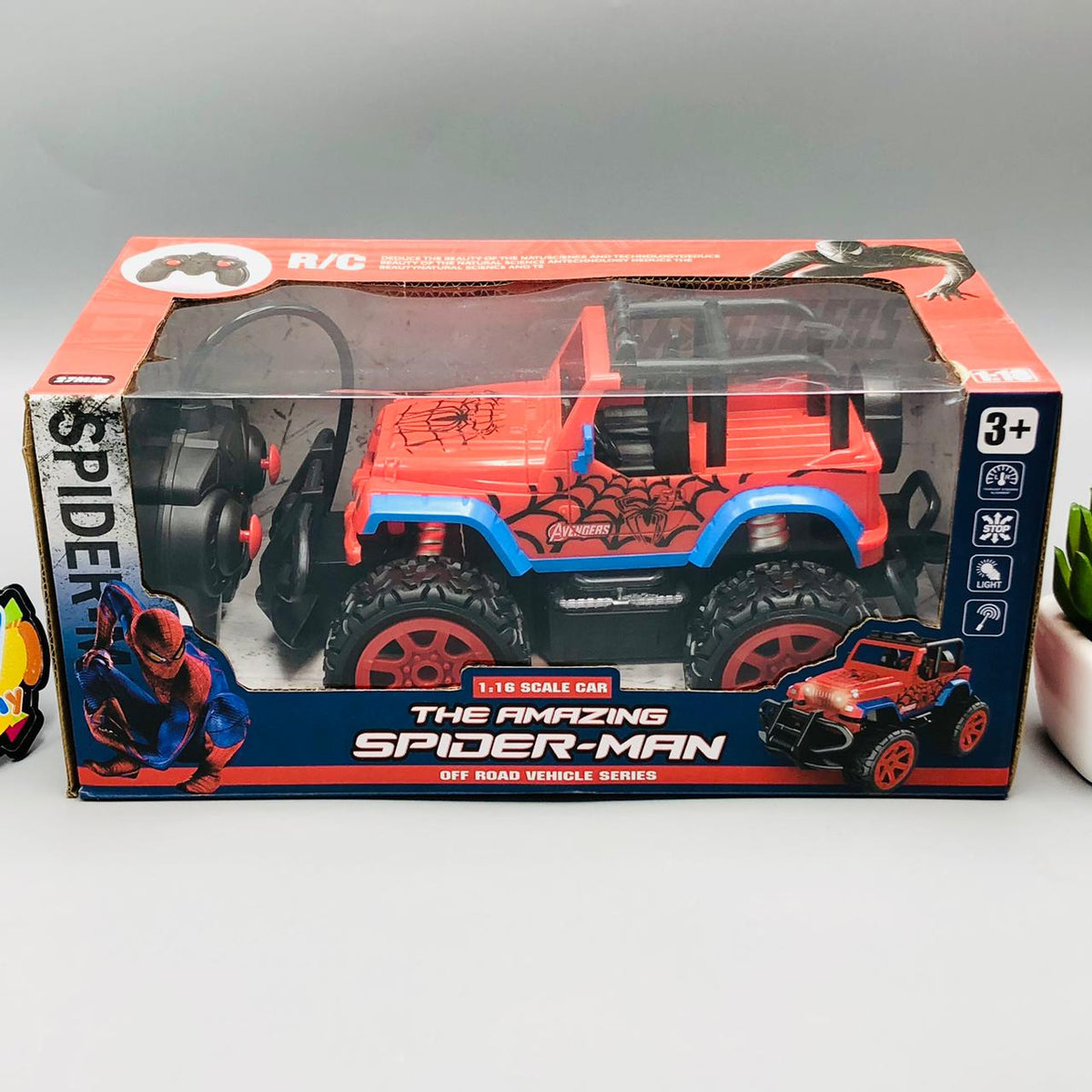 27MHz RC Avengers Spider-Man Jeep