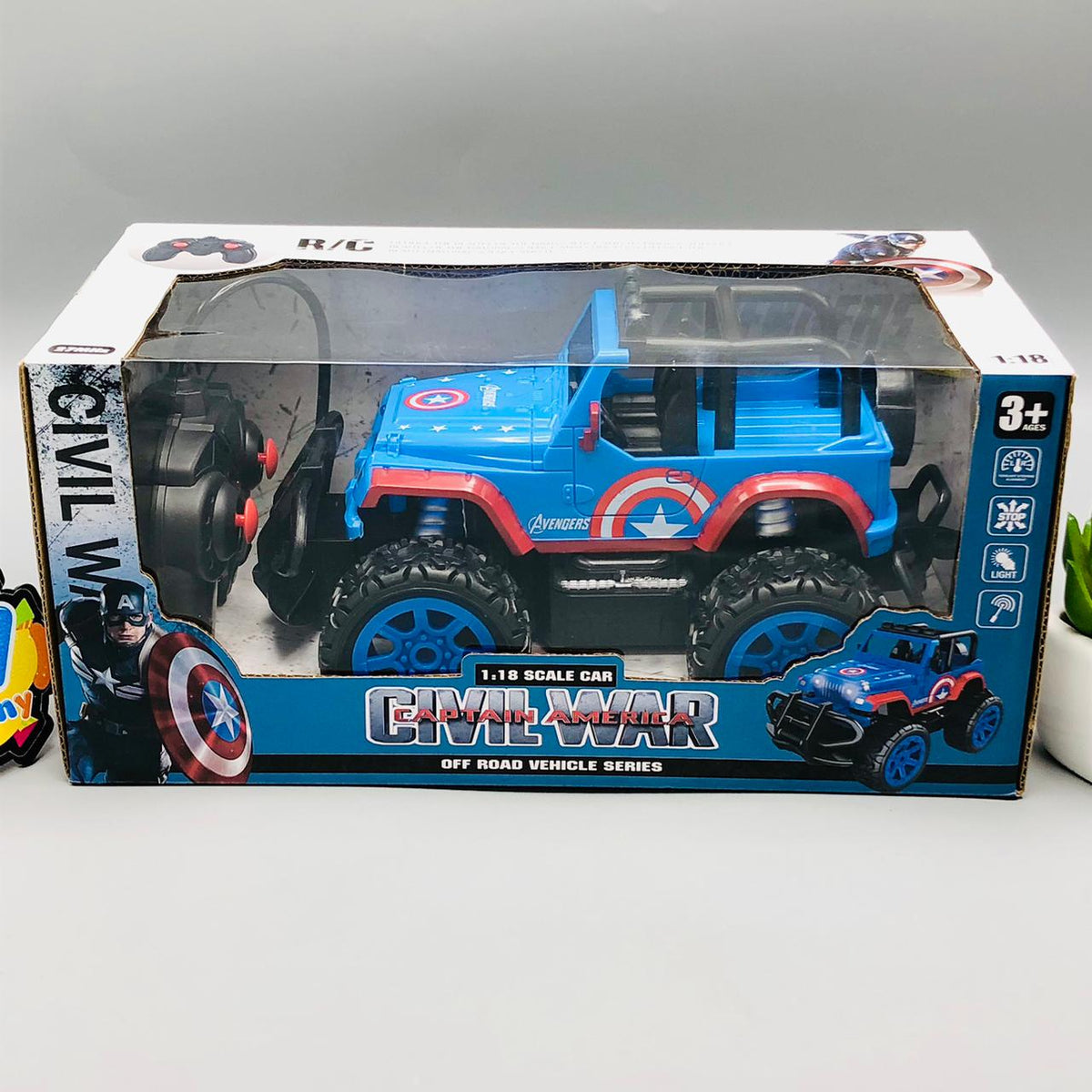 27MHz RC Avengers Captain America Jeep