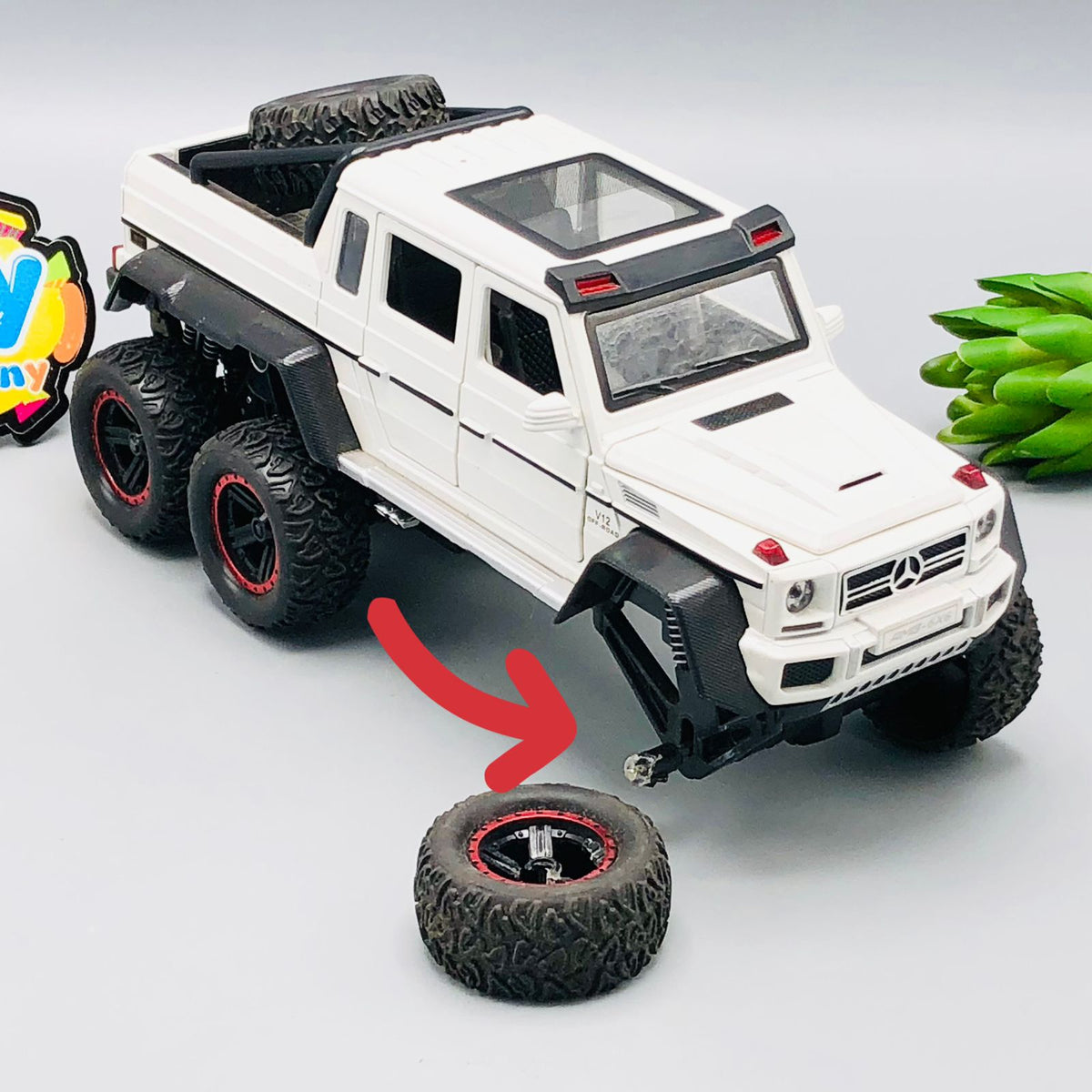 Diecast Mercedes G63 AMG 6X6 - Minor Fault