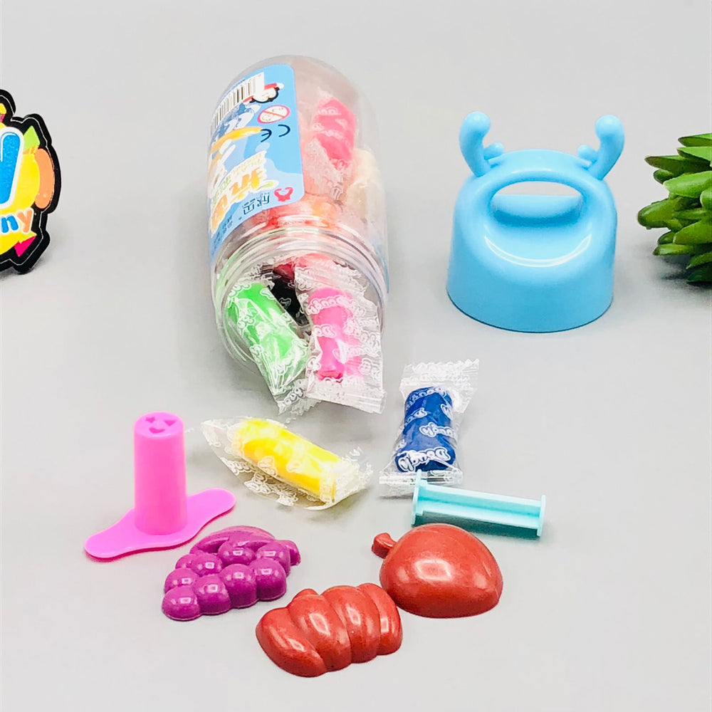 14 Pcs Clay Dough With Cute Shape Bottle