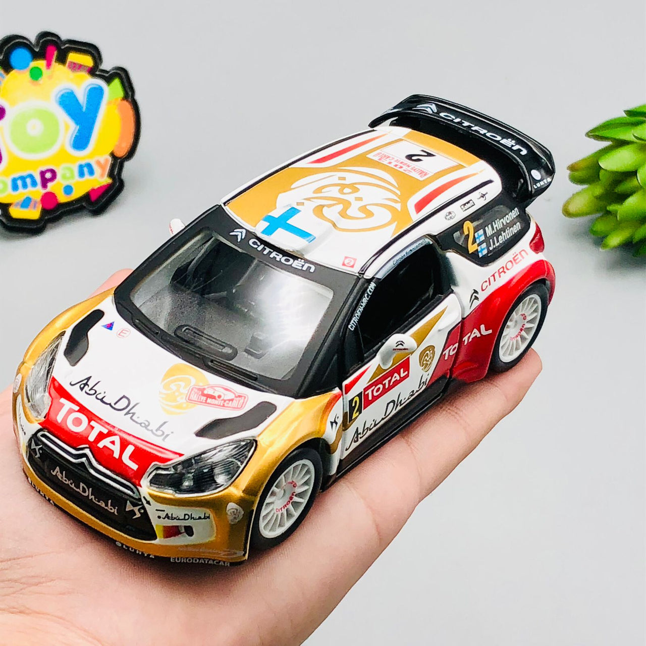 Bburago 1:32 Diecast 2013 Citroen DS3 Mikko Hirvonen