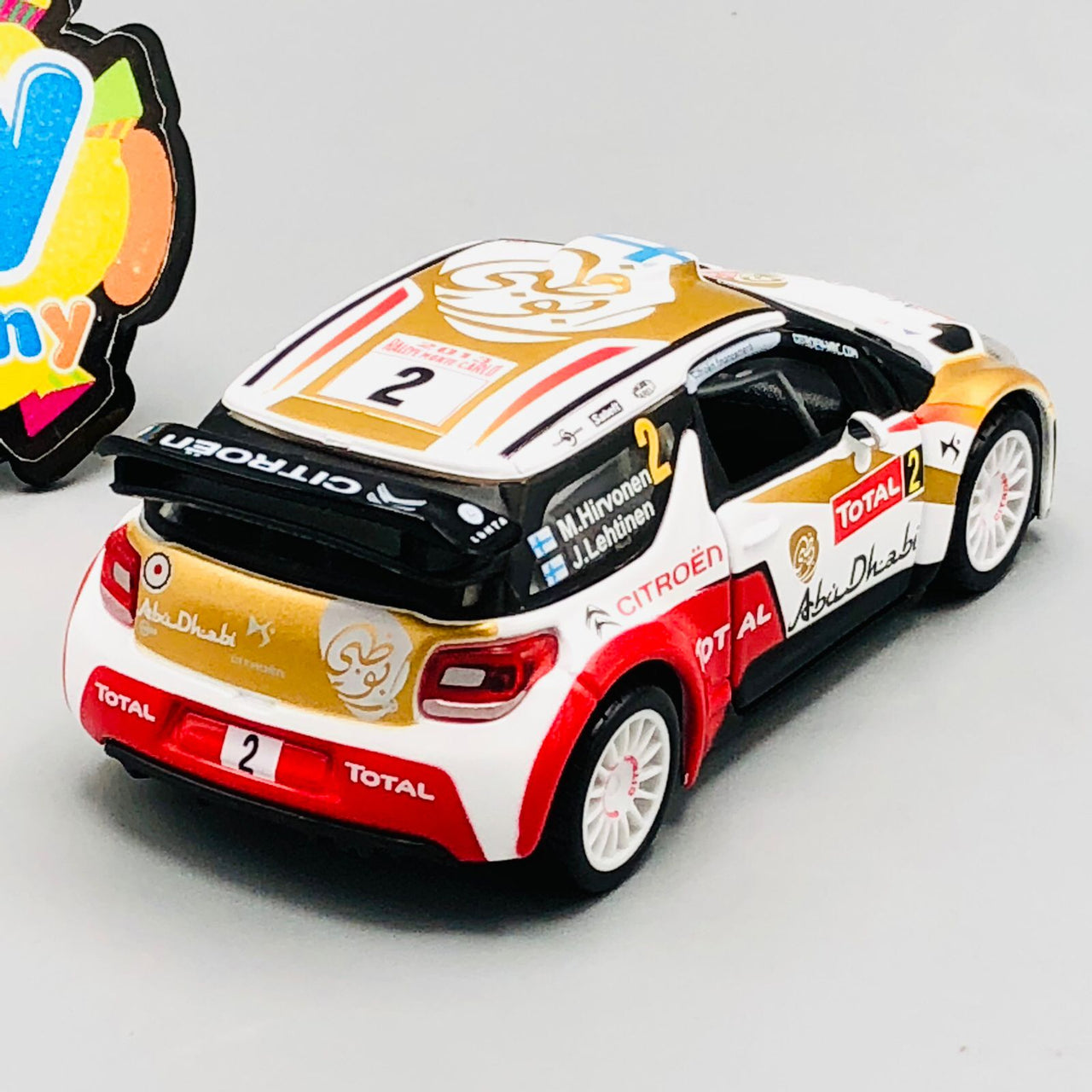 Bburago 1:32 Diecast 2013 Citroen DS3 Mikko Hirvonen