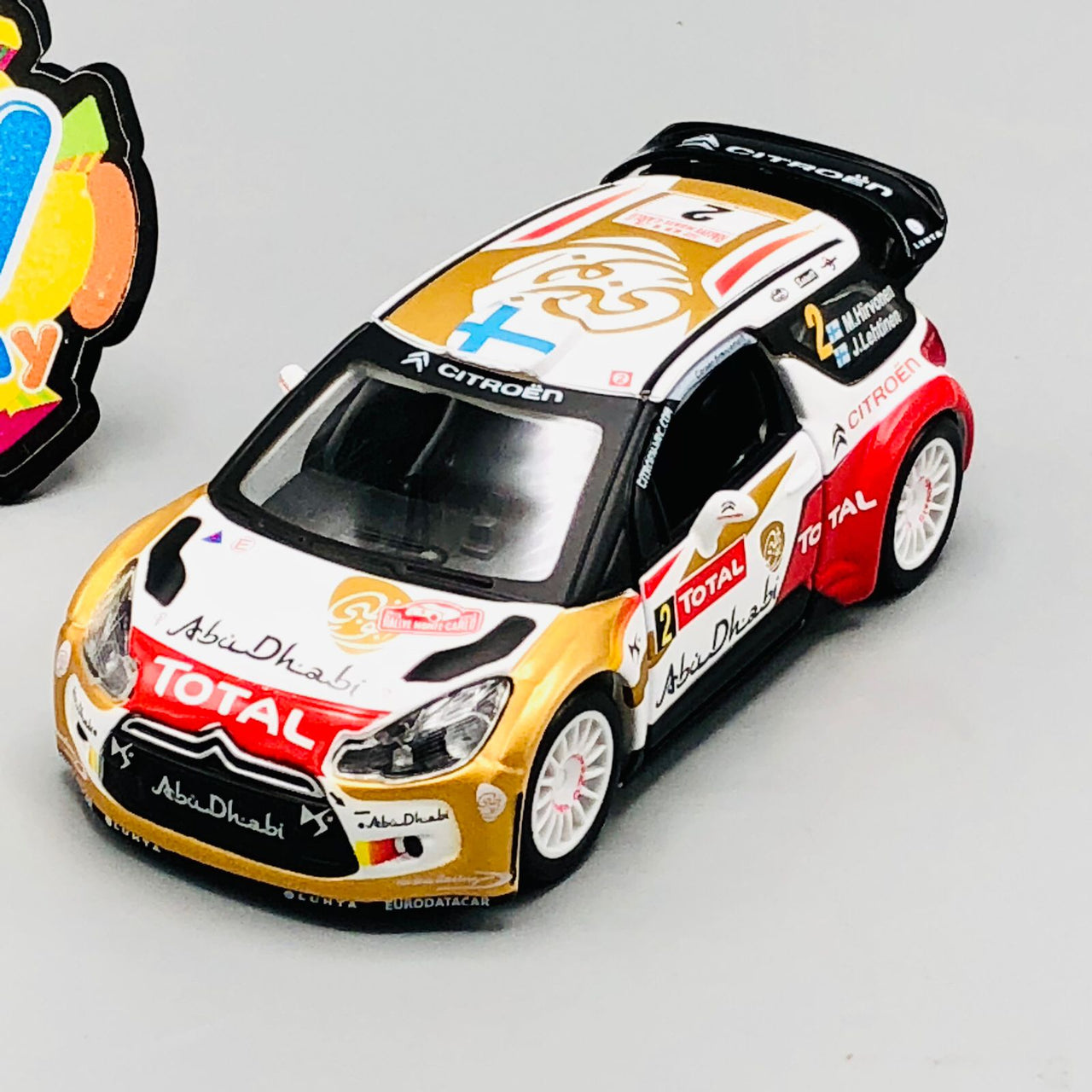 Bburago 1:32 Diecast 2013 Citroen DS3 Mikko Hirvonen