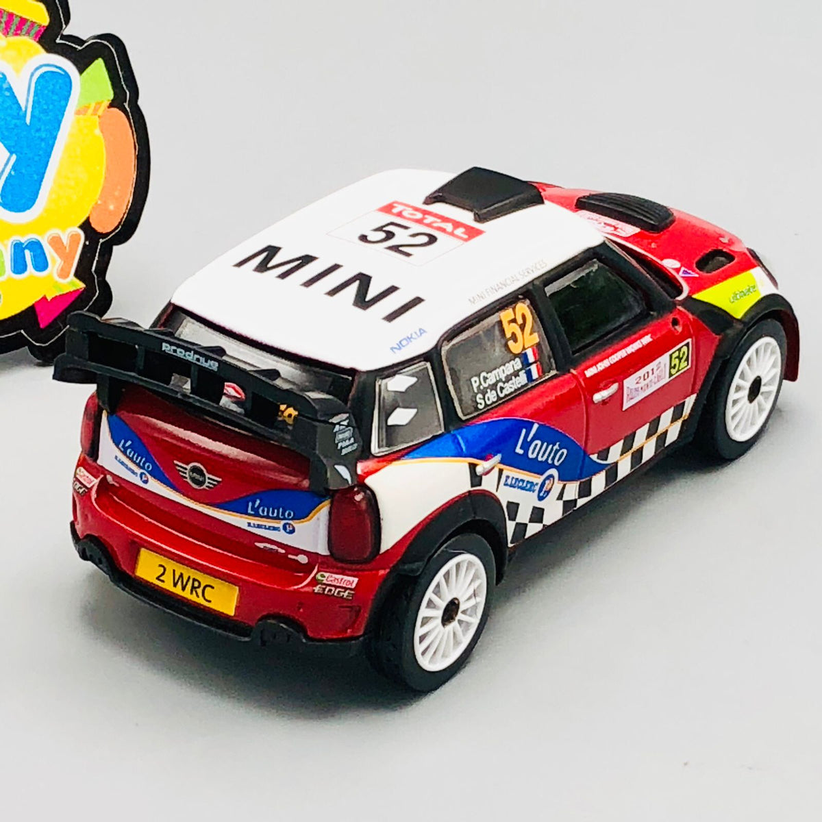 Bburago 1:32 Diecast Mini John Cooper Works Pierre Campana