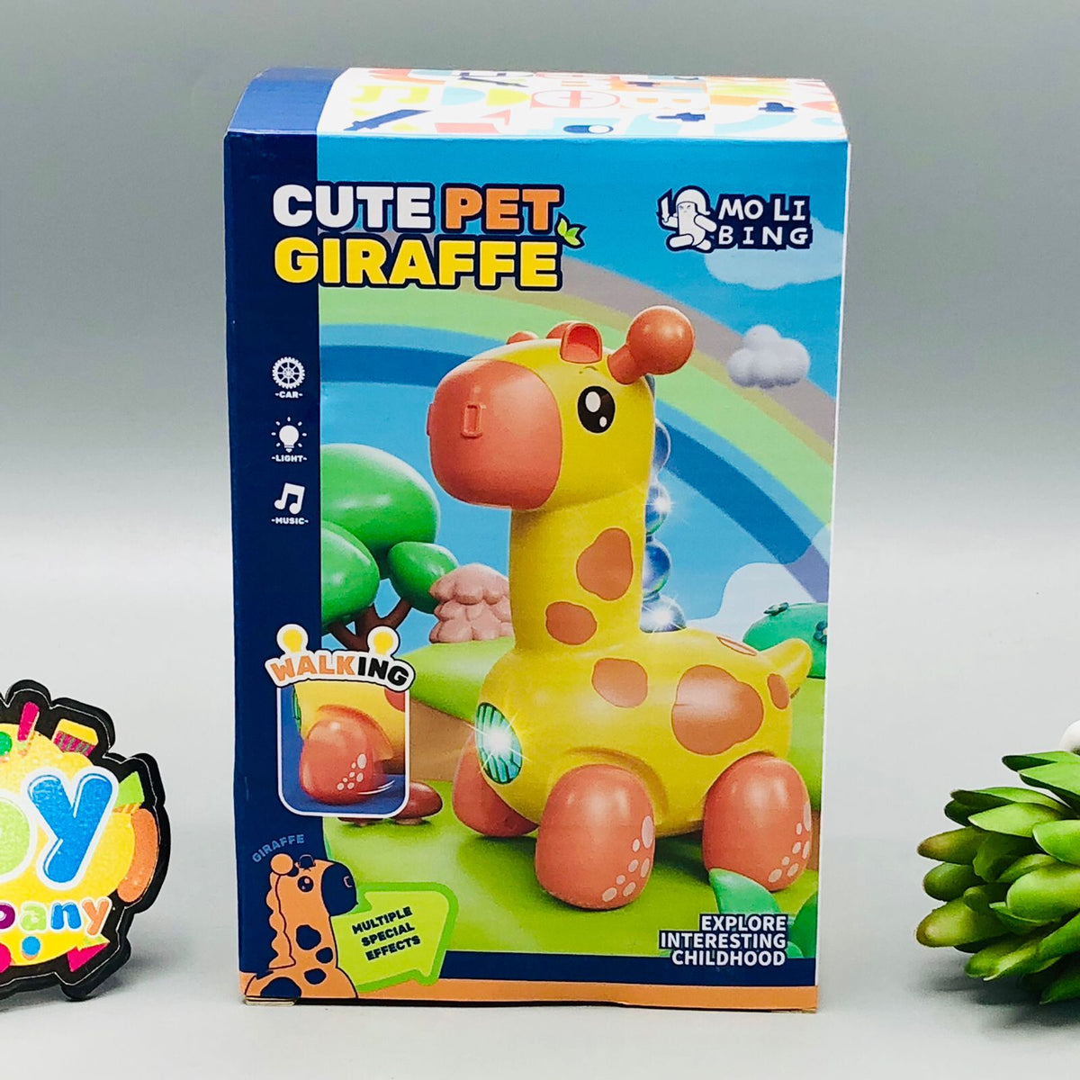 Electric Light & Sound Cute Pet Giraffe
