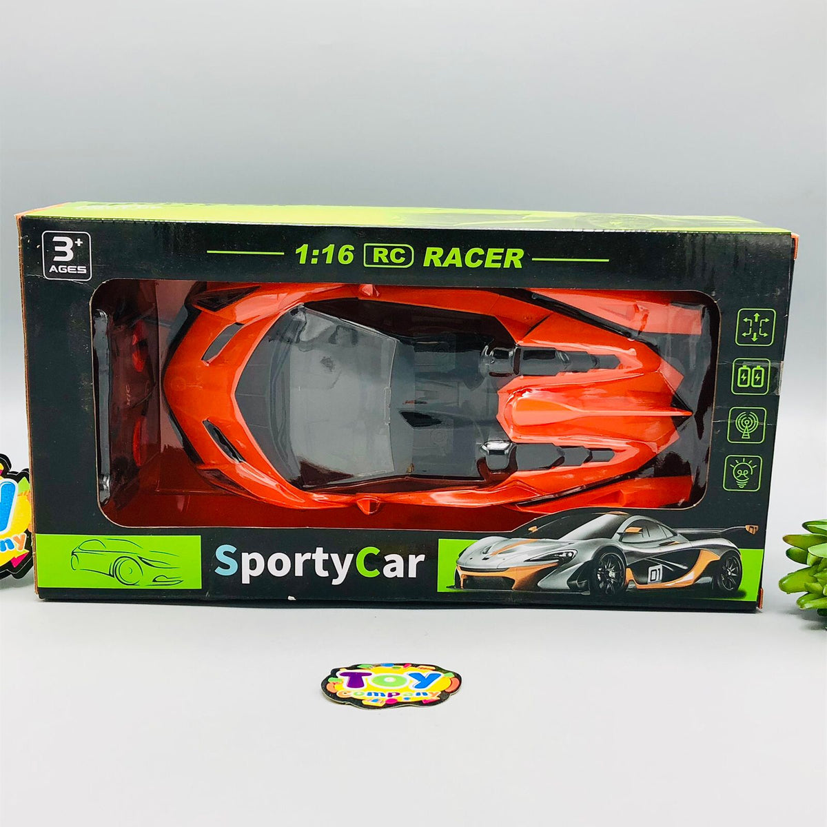 27MHz 1:16 RC Racing Car - Open Roof