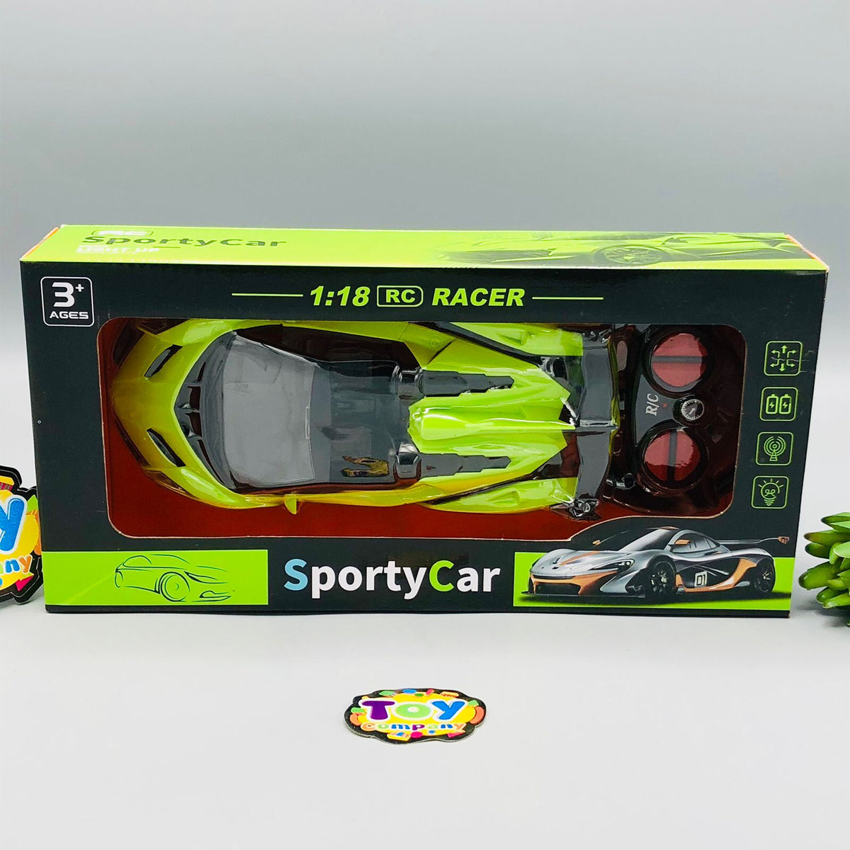 27MHz 1:18 RC Sporty Car - Open Roof