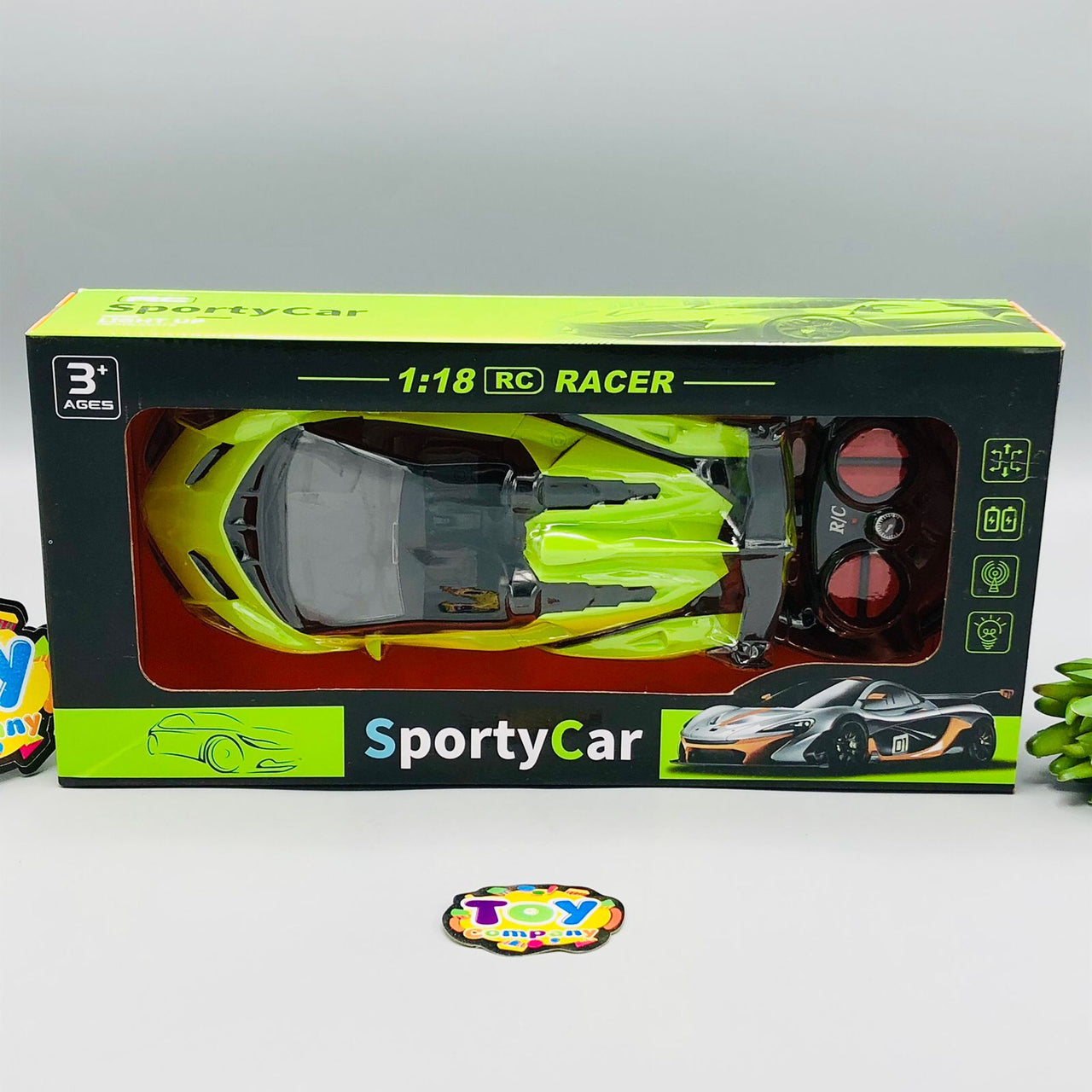 27MHz 1:18 RC Sporty Car - Open Roof