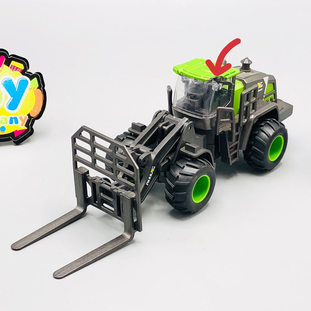 Diecast Alloy Engineering Fork Lift - Minor Fault