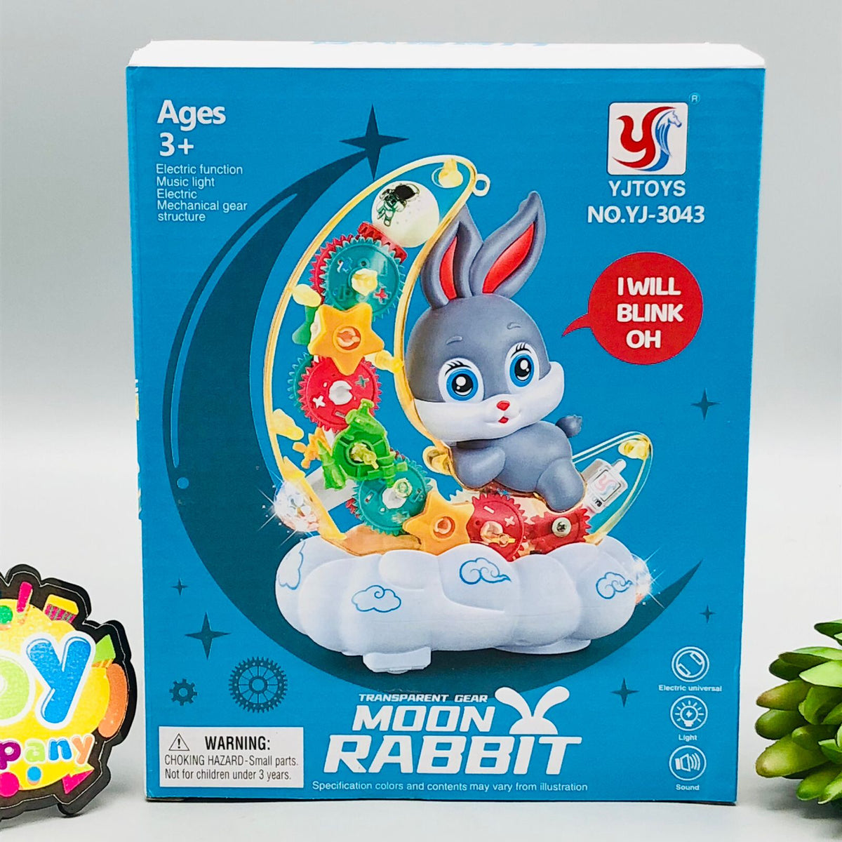 Electric Gear Moon Rabbit With Light & Sound