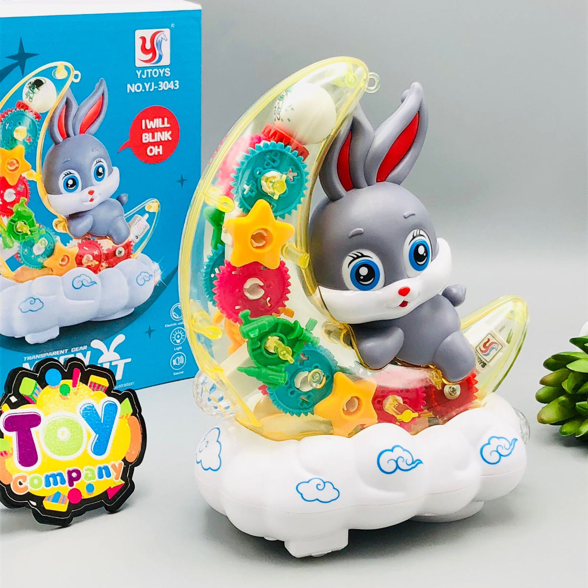 Electric Gear Moon Rabbit With Light & Sound