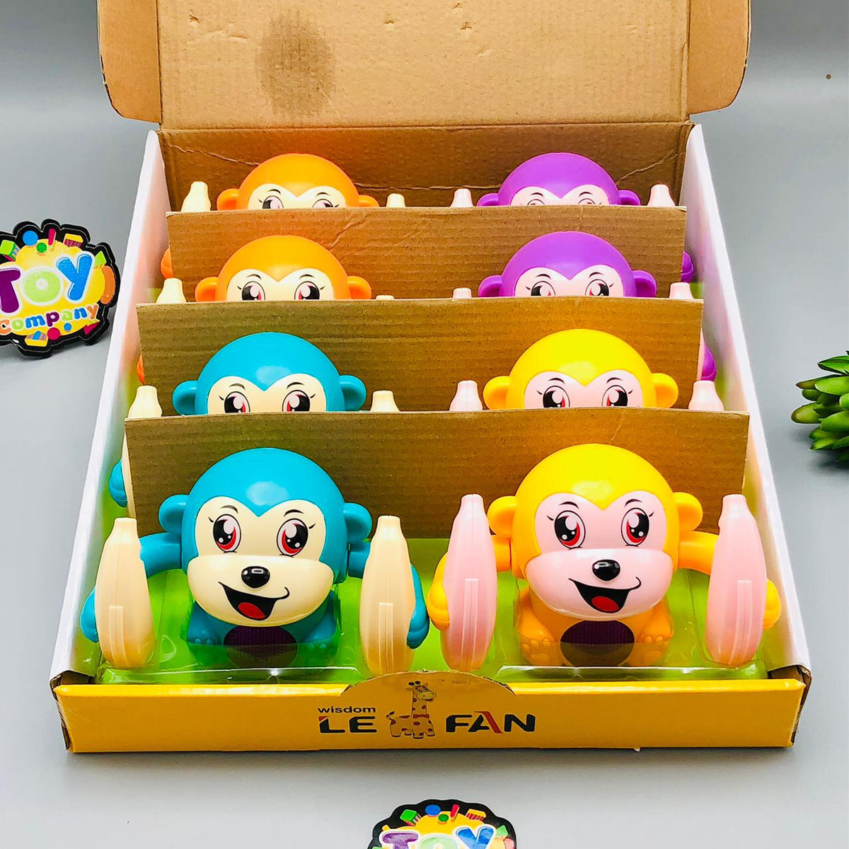 Electric Light & Sound Tumbling Monkey