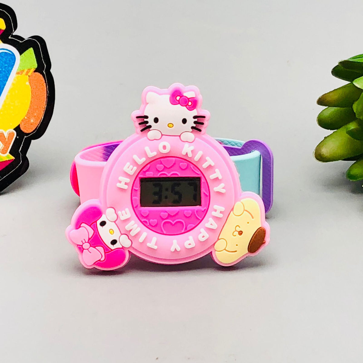 Electronic Spinner Character Watch For Girls - Assortment