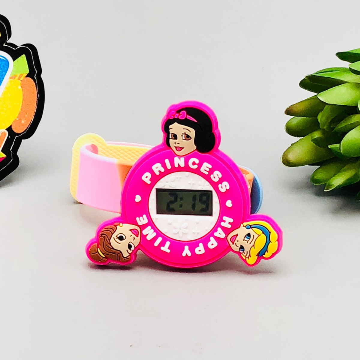 Electronic Spinner Character Watch For Girls - Assortment