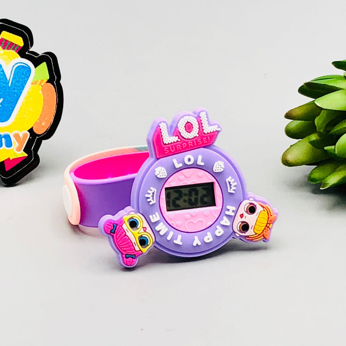 Electronic Spinner Character Watch For Girls - Assortment