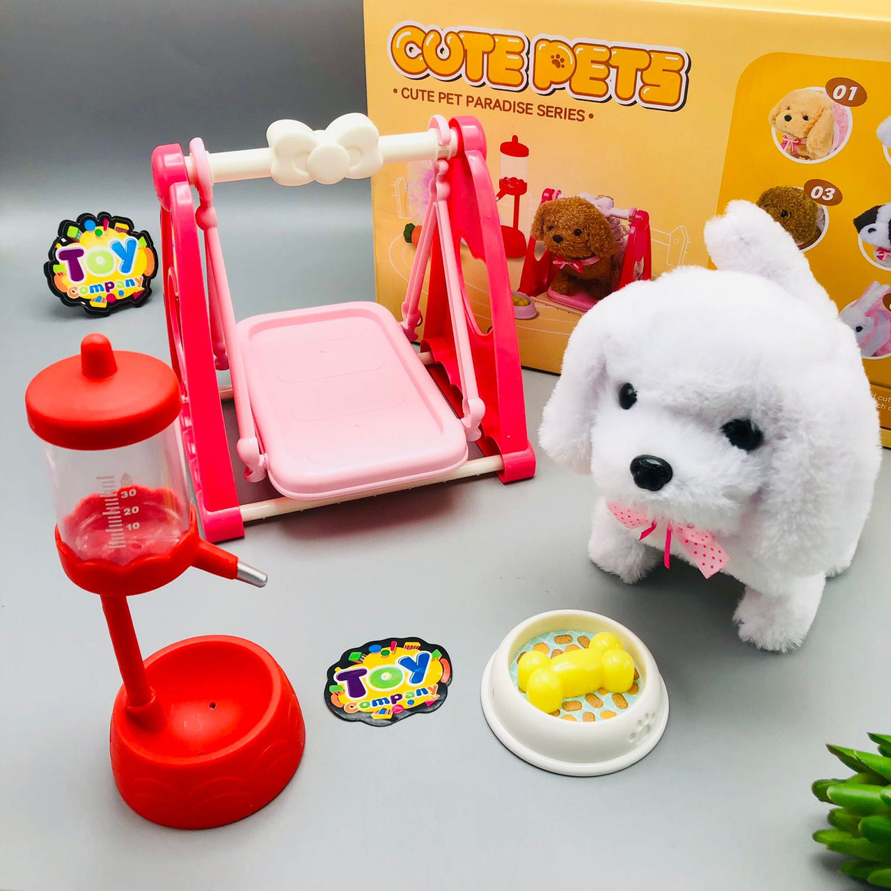 Cute Pet With Swing & Accessories