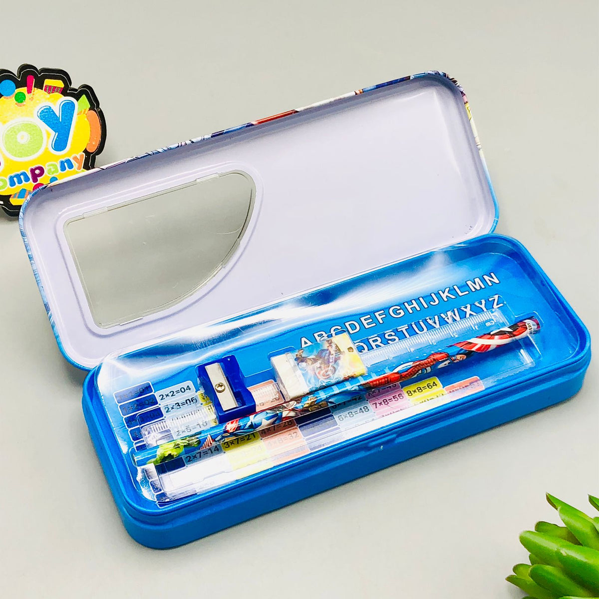 Avengers Geometry Box With Stationary Set