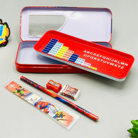 Spider Man Geometry Box With Stationary Set