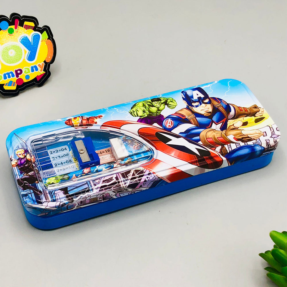 Avengers Geometry Box With Stationary Set