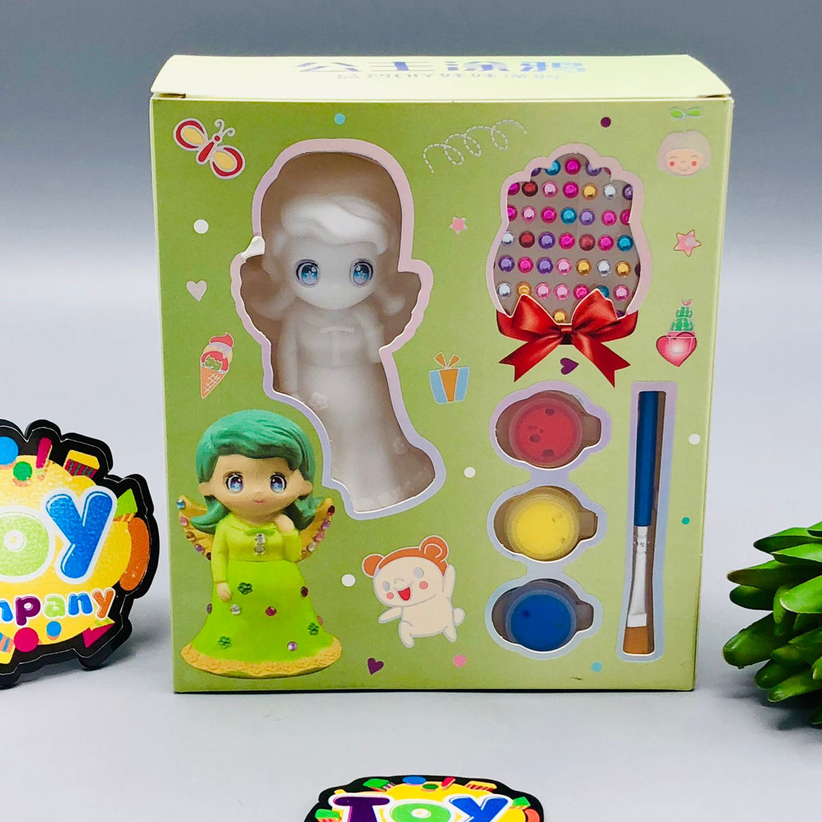 DIY Painting Plaster Doll With Accessories