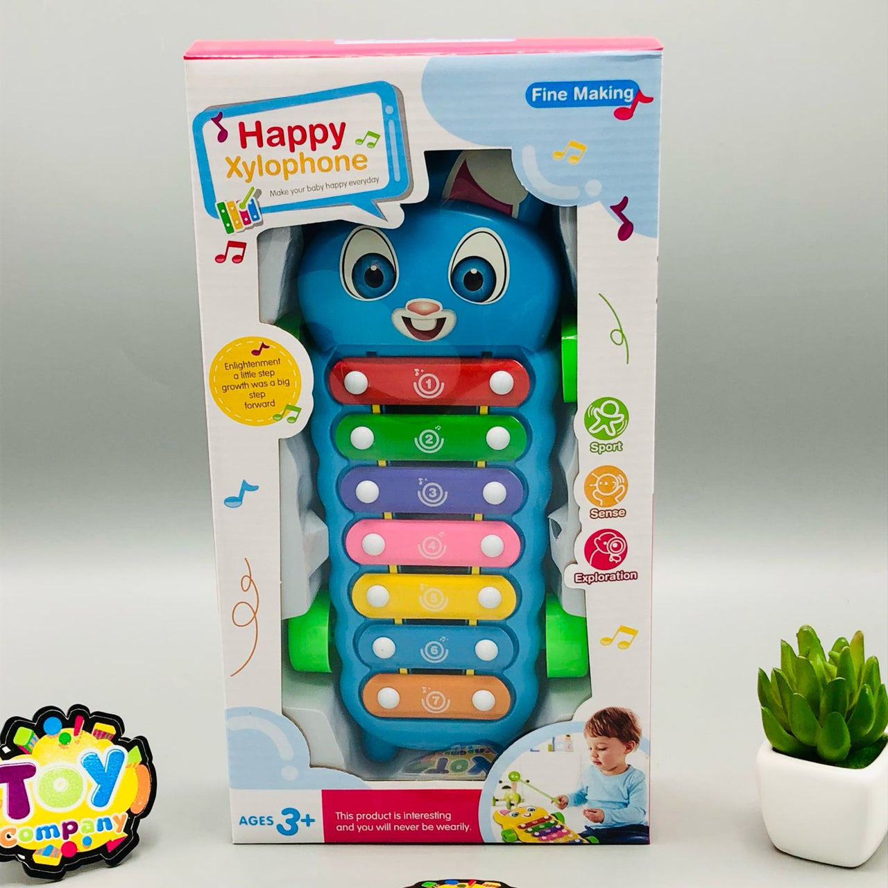Happy Xylophone Pull Along Toy