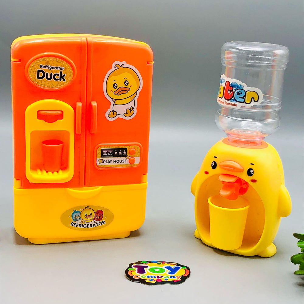 2in1 Water Dispenser With Storage Refrigerator Toy