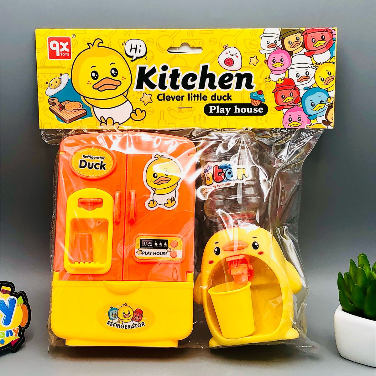 2in1 Water Dispenser With Storage Refrigerator Toy