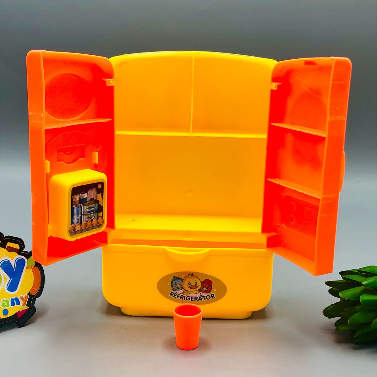 2in1 Water Dispenser With Storage Refrigerator Toy