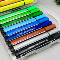 Washable Triangle Stick Watercolour Markers - 18Pcs