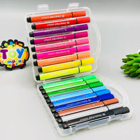 Washable Triangle Stick Watercolour Markers - 18Pcs