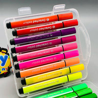 Washable Triangle Stick Watercolour Markers - 18Pcs