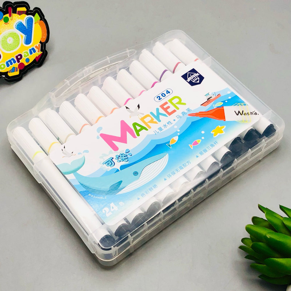 Premium Quality Color Markers - 24Pcs