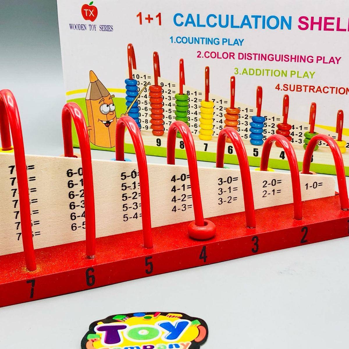 Wooden 1+1 Calculation Shelf