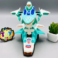 Bump & Go Transforming Robot Aircraft