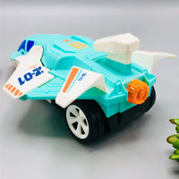 Bump & Go Transforming Robot Aircraft