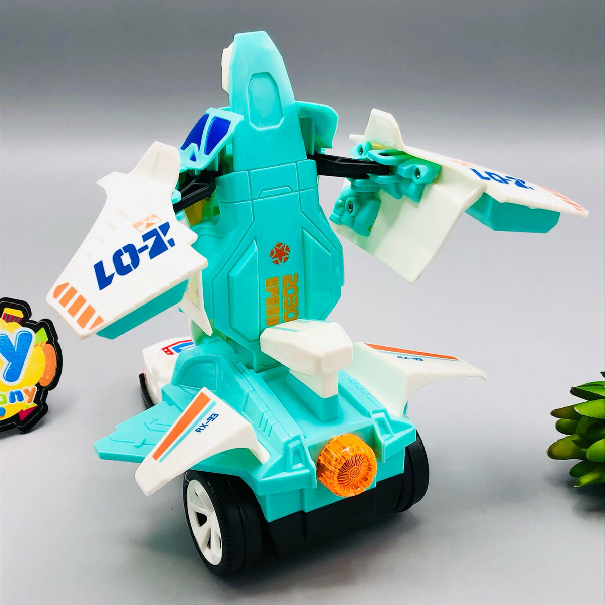 Bump & Go Transforming Robot Aircraft