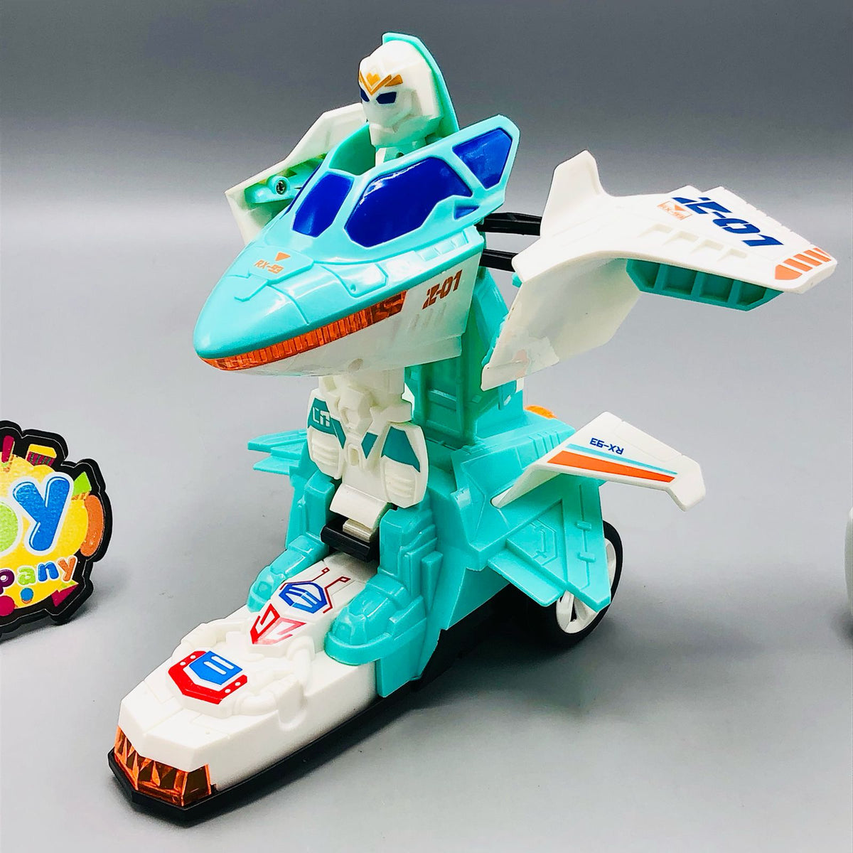 Bump & Go Transforming Robot Aircraft