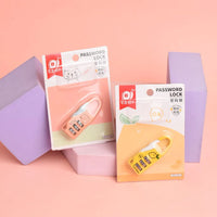 Thumbnail for 1Pc Mini 3 Digit Secret Password Lock - Assortment