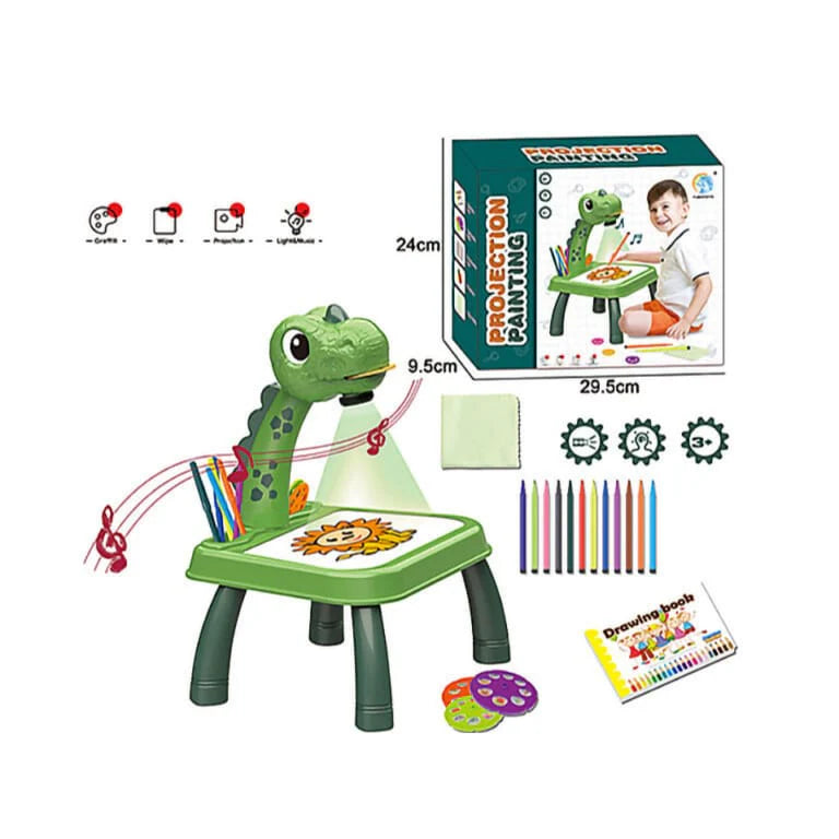 Mini Dinosaur  Projection Painting Table